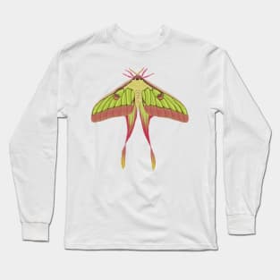 Chinese Moon Moth Long Sleeve T-Shirt